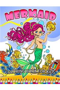 Mermaid Coloring Book for kids