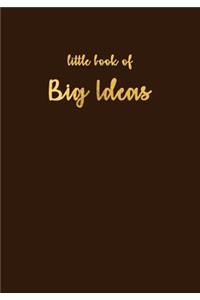 Little Book of Big Ideas, Sketchbook Chocolate, Sketchbook 200 Pages
