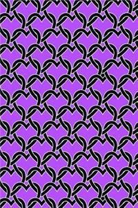 Journal Notebook Chained Hearts Pattern 14