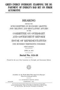 Green energy oversight