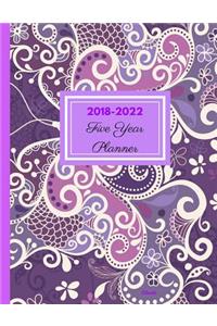 2018 - 2022 Artwork Five Year Planner