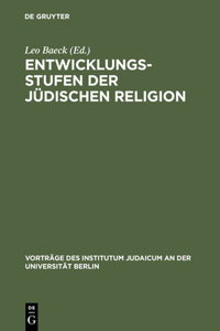 Entwicklungsstufen Der Jüdischen Religion