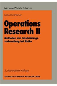 Operations Research II