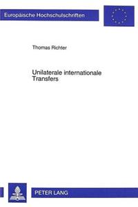 Unilaterale internationale Transfers