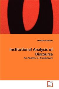 Institutional Analysis of Discourse