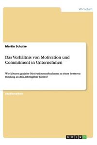 Das Verhältnis von Motivation und Commitment in Unternehmen