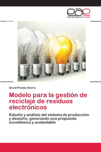 Modelo para la gestión de reciclaje de residuos electrónicos