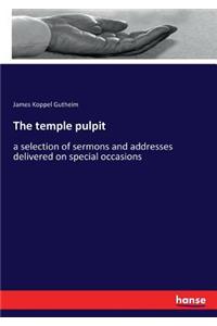 The temple pulpit