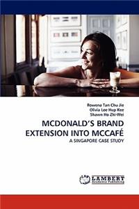 McDonald's Brand Extension Into McCafé