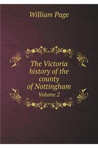 The Victoria History of the County of Nottingham Volume 2