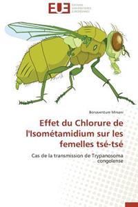 Effet du chlorure de l'isométamidium sur les femelles tsé-tsé