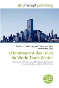 Effondrement Des Tours Du World Trade Center