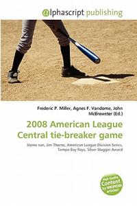 2008 American League Central Tie-Breaker Game