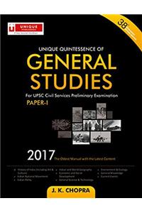 General Studies 2017: Paper-I