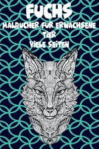Malbücher für Erwachsene - Viele Seiten - Tier - Fuchs