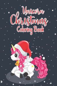 Unicorn Christmas Coloring Book