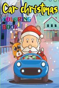 Car Christmas Coloring Book