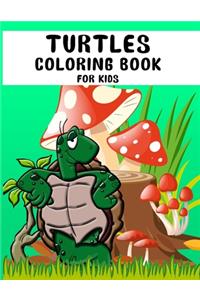 Turtles Coloring Book For Kids