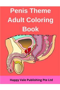 Penis Theme Adult Coloring Book