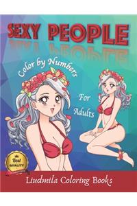 Sexy People - Color by Numbers for Adults
