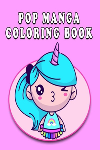 Pop Manga Coloring Book