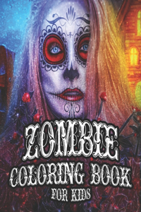 Zombie Coloring Book For Kids