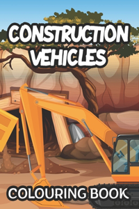 Construction Vehicles Colouring Book
