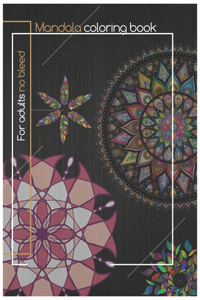mandala coloring book for adults no bleed