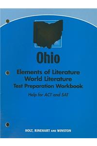 Ohio Elements of Literature World Literature Test Preparation Workbook