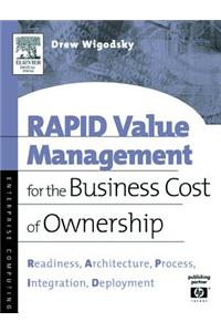 RAPID Value Management for the Business Cost of Ownership
