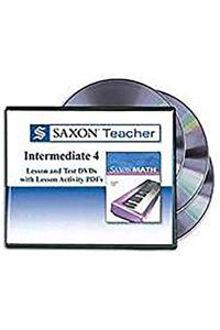 Saxon Homeschool Intermediate 4: Teacher DVD