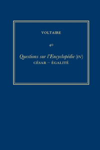 Questions sur l'Encyclopédie (IV)