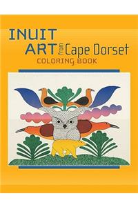 Inuit Art from Cape Dorset Coloring Book