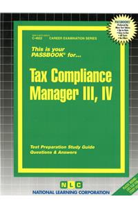 Tax Compliance Manager IV
