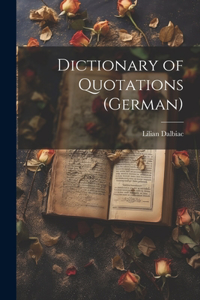 Dictionary of Quotations (German)