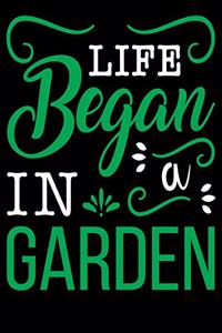 Life Began In A Garden