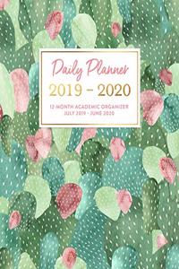 Daily Planner 2019-2020 12-Month Academic Organizer July 2019 - June 2020