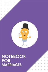 Notebook for Marriages
