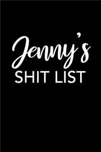 Jenny's Shit List