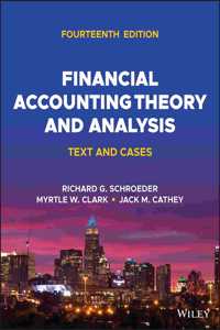 Financial Accounting Theory and Analysis