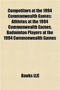 Competitors at the 1994 Commonwealth Games