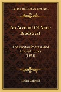 Account of Anne Bradstreet