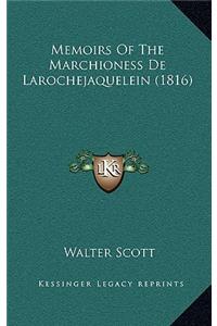 Memoirs of the Marchioness de Larochejaquelein (1816)