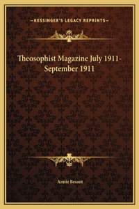 Theosophist Magazine July 1911-September 1911