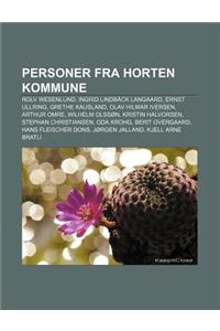Personer Fra Horten Kommune