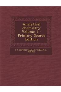 Analytical Chemistry Volume 1