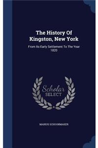 The History Of Kingston, New York