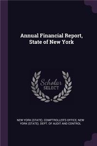 Annual Financial Report, State of New York