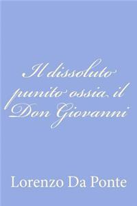 Il dissoluto punito ossia il Don Giovanni