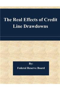 The Real Effects of Credit Line Drawdowns